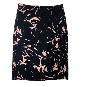 Ann Taylor Tropical Print Pencil Skirt Size 4